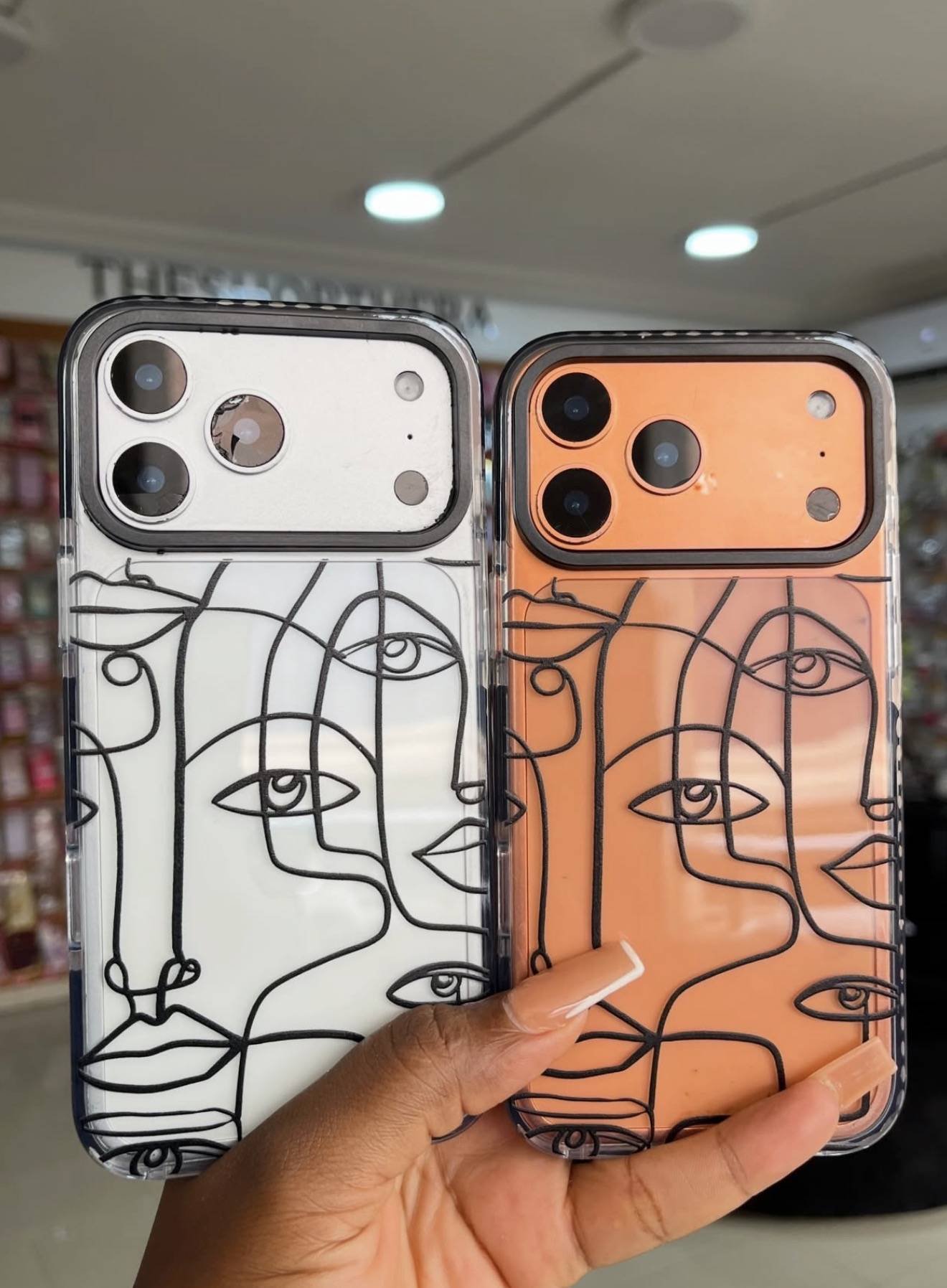 BLACK TRANSPARENT ABSTRACT CASE - Image 2
