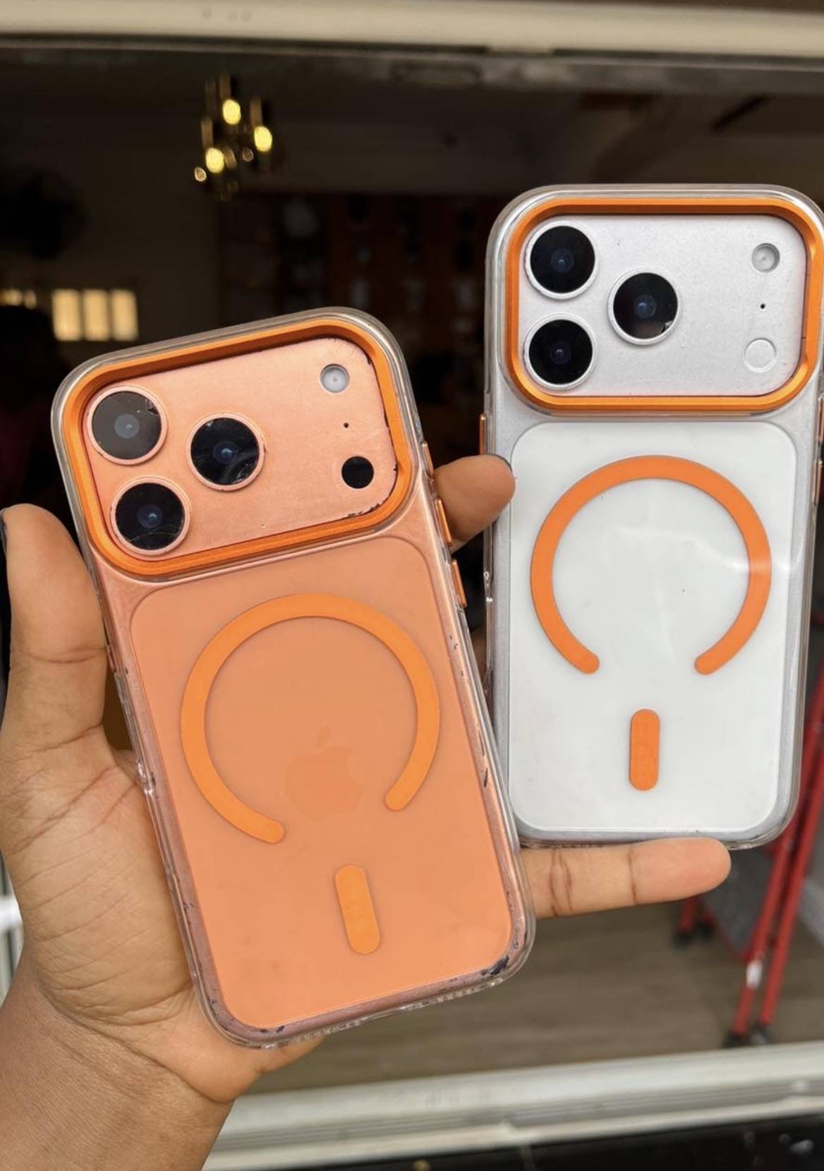ORANGE TRANSPARENT SPOOLY MAGSAFE