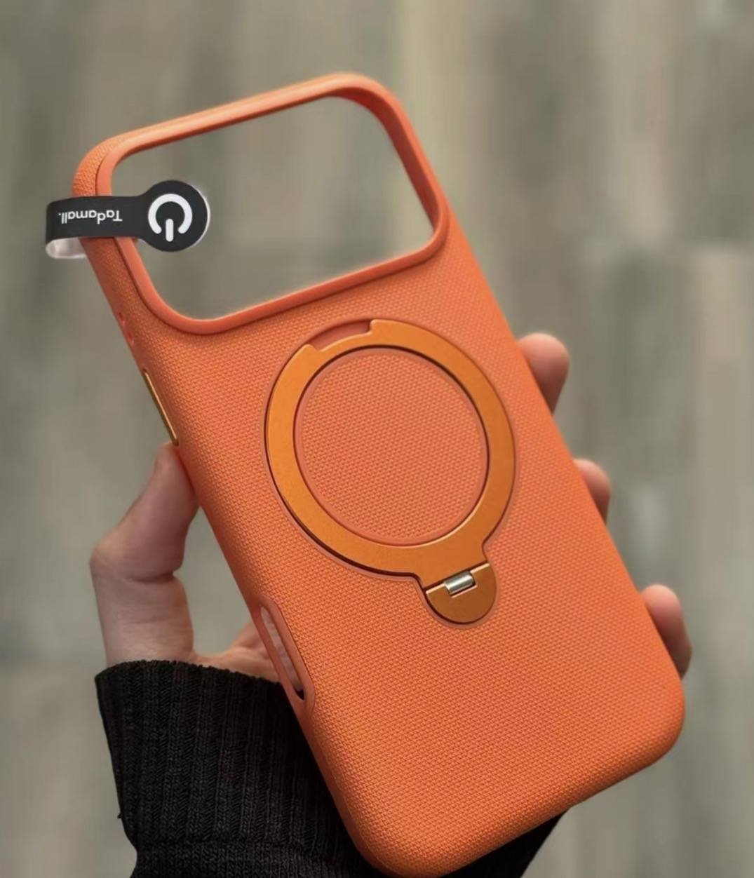 ORANGE MATERIAL KICKSTAND CASE - Image 5