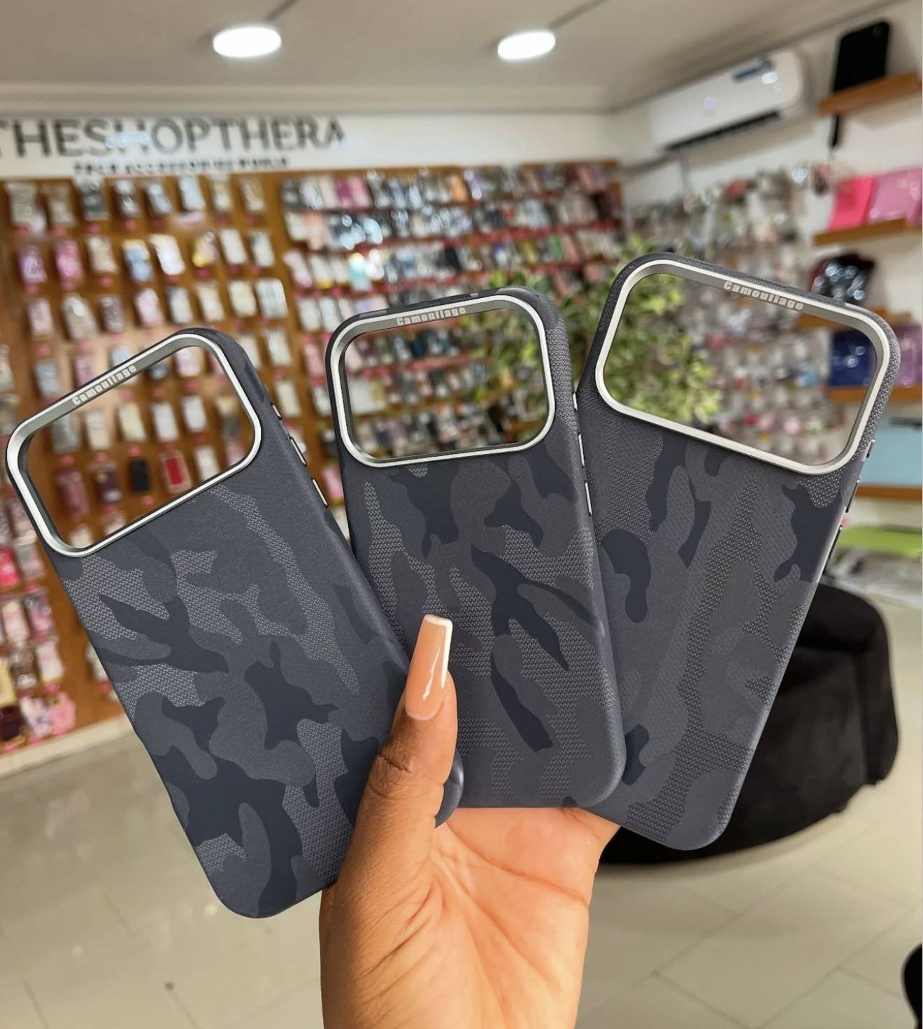 BLUE FILM CAMOUFLAGE CASE