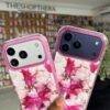 ROSE WHITE 3IN1 MARBLE CASE