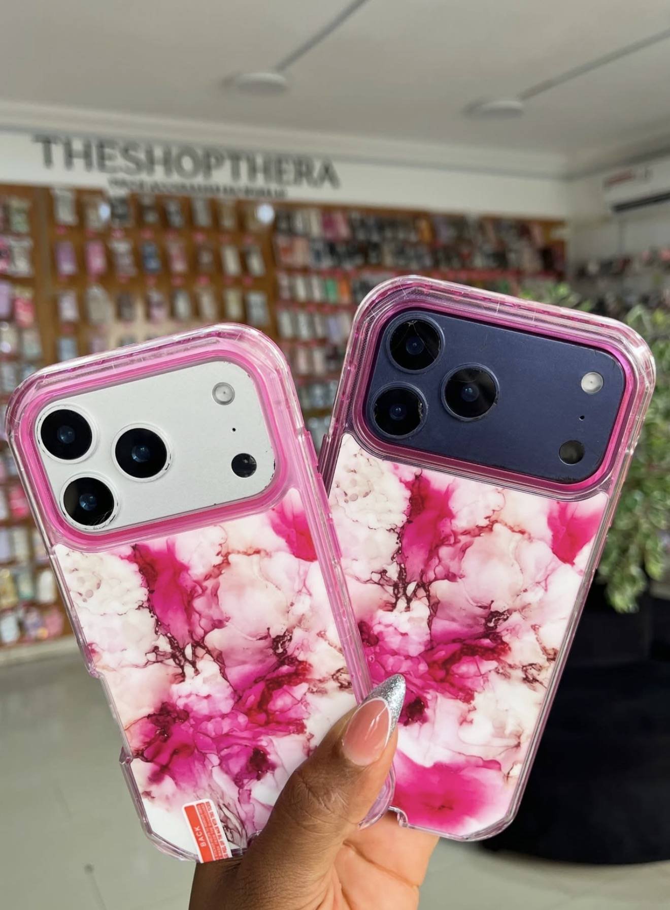 ROSE WHITE 3IN1 MARBLE CASE