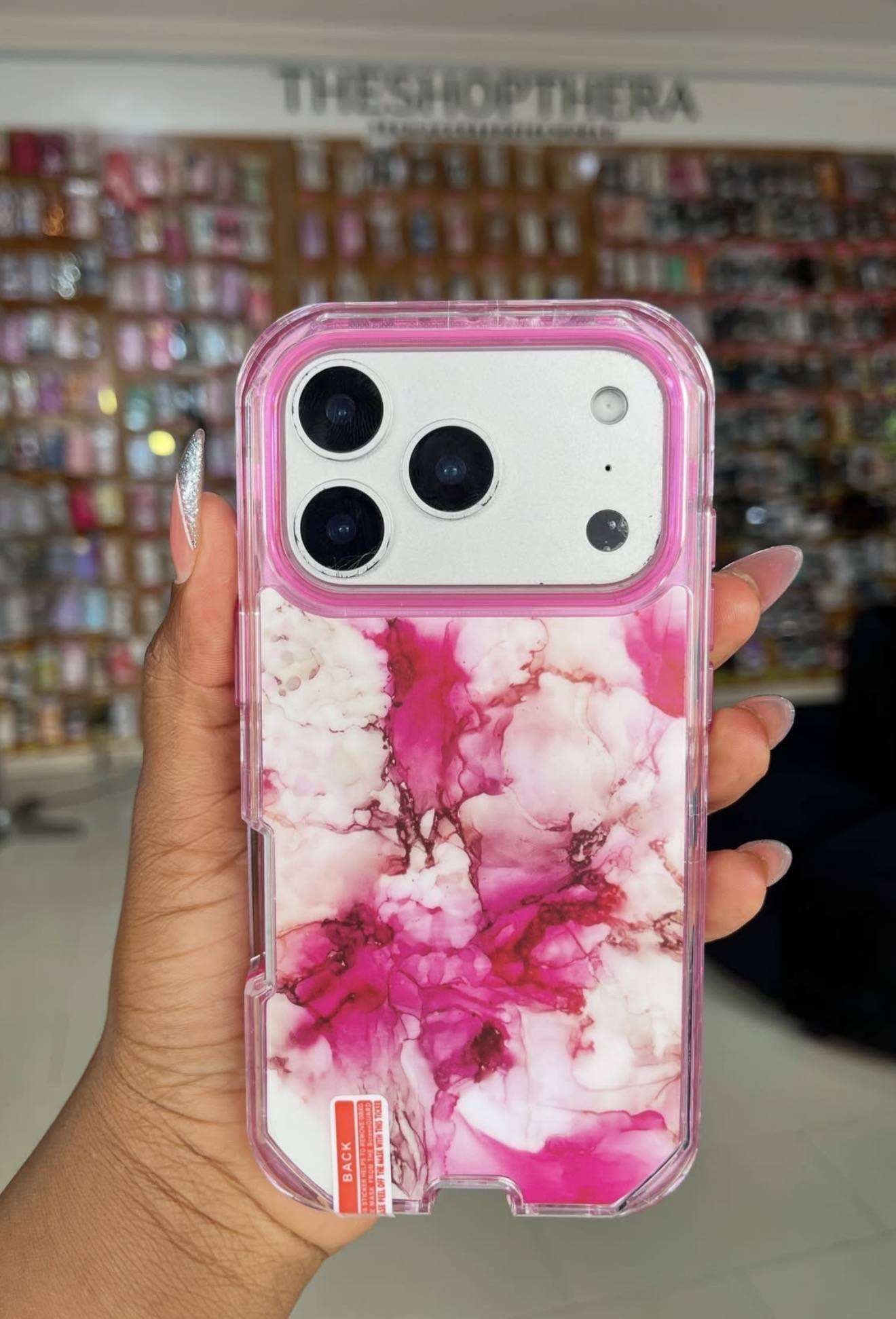 ROSE WHITE 3IN1 MARBLE CASE - Image 6