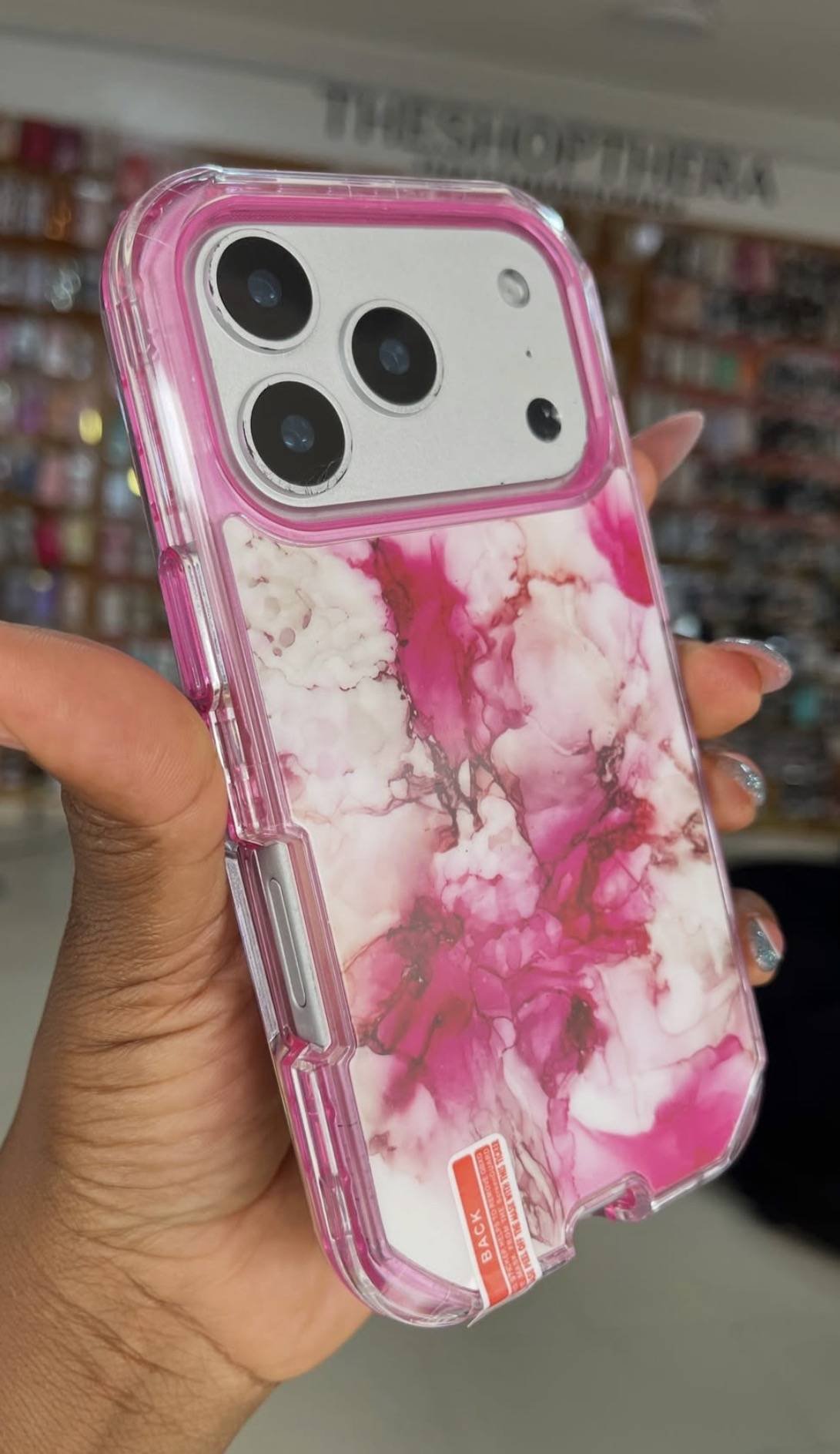 ROSE WHITE 3IN1 MARBLE CASE - Image 4