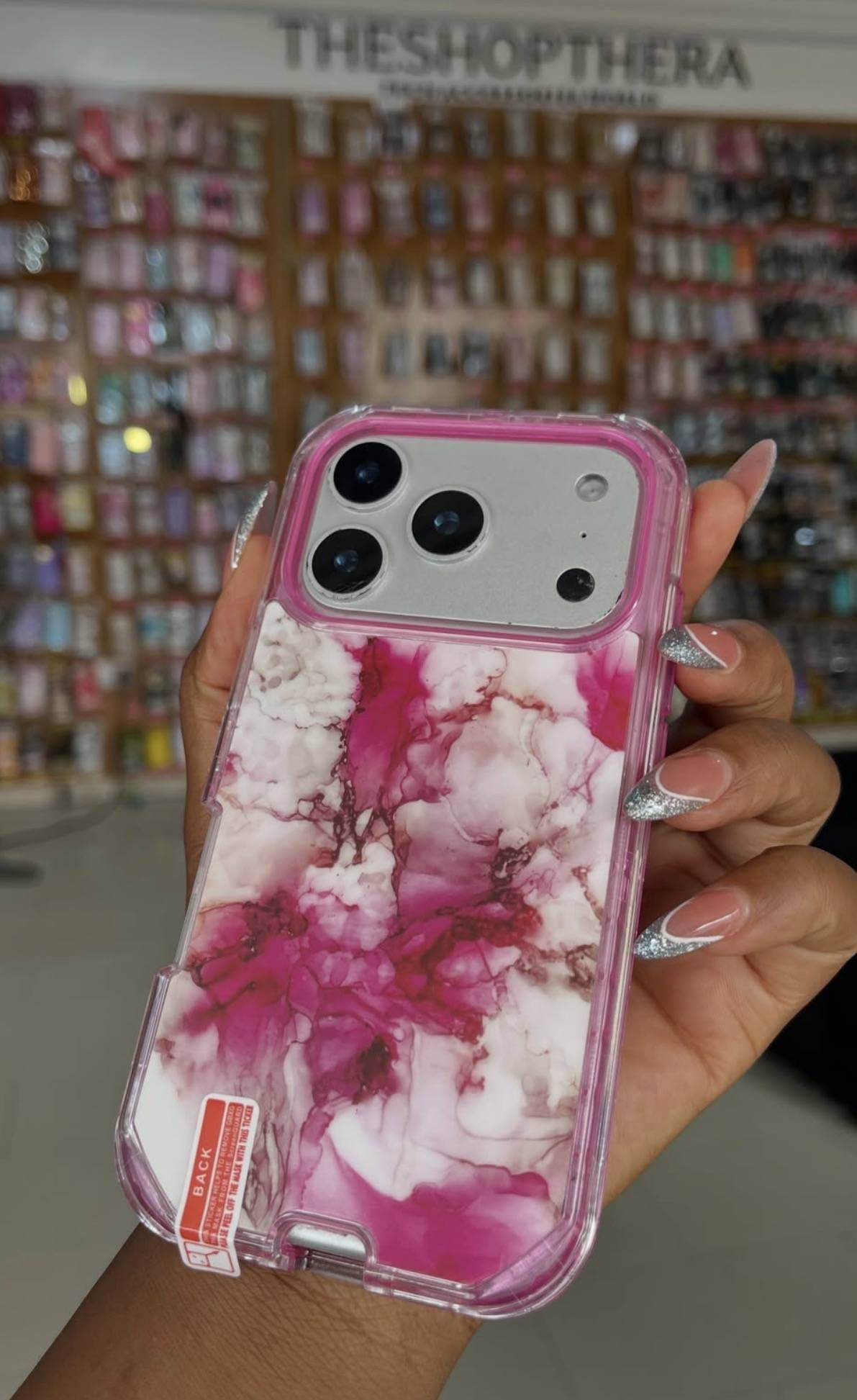 ROSE WHITE 3IN1 MARBLE CASE - Image 3