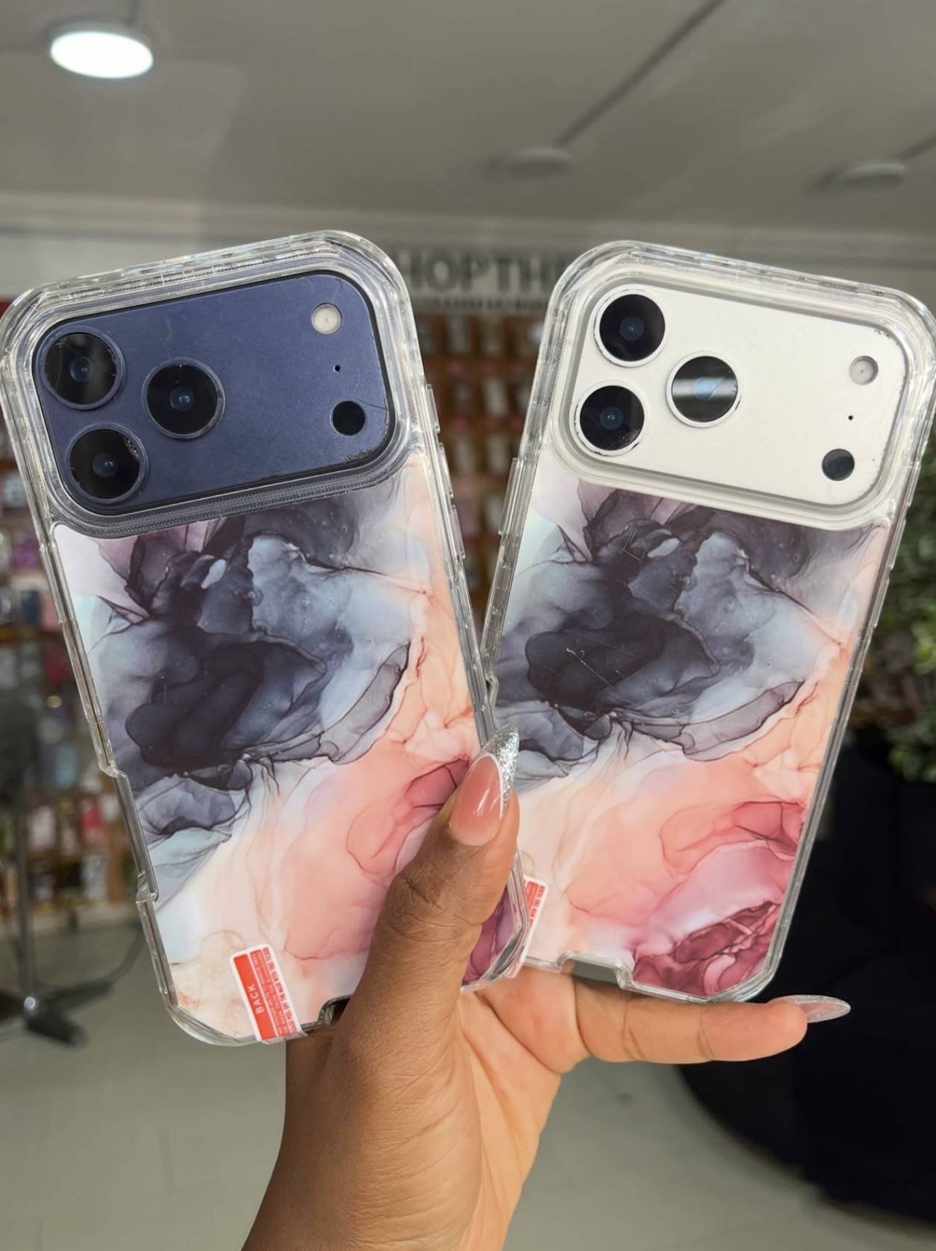 BLUE CLOUDY 3IN1 MARBLE CASE - Image 3