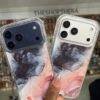 BLUE CLOUDY 3IN1 MARBLE CASE