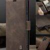 COFFEE BROWN STAMPED FLIPPED SAMSUNG CASE
