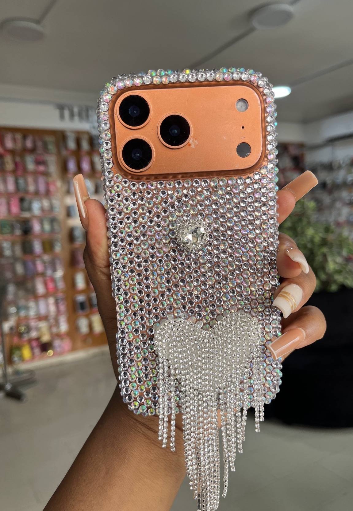 SILVER STUDDED FRINGES CASE - Image 3