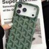 GREEN SLEEK GOYARD CASE